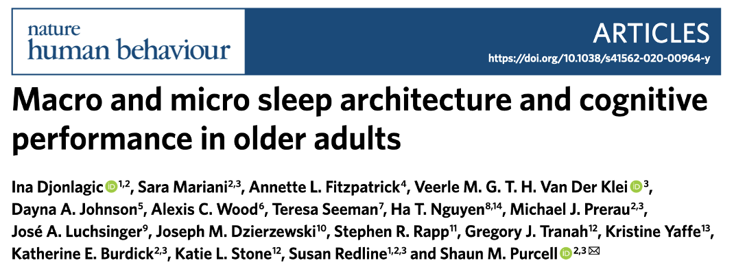 Sleep and cognition in older adults figure